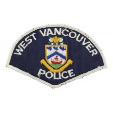 Canadian West Vancouver Police Cloth Patch Badge