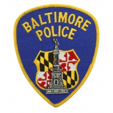 United States Baltimore Police Cloth Patch Badge