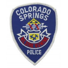United States Colorado Springs Police Cloth Patch Badge