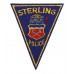 United States Sterling Police Cloth Patch Badge