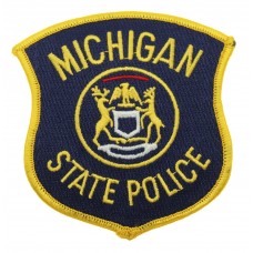 United States Michigan State Police Cloth Patch Badge