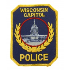 United States Wisconsin Capitol Police Cloth Patch Badge