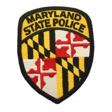 United States Maryland State Police Cloth Patch Badge