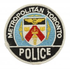 Canadian Metropolitan Toronto Police Cloth Patch Badge