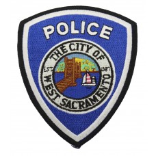 United States The City of West Sacramento Police Cloth Patch Badge