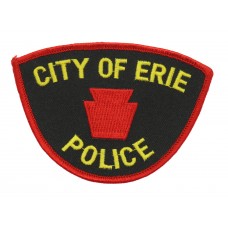 United States City of Erie Police Cloth Patch Badge