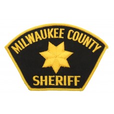 United States Milwaukee County Sheriff Cloth Patch Badge