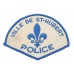 Canadian Ville De St-Hubert Police Quebec Cloth Patch Badge