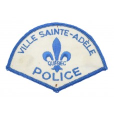 Canadian Ville Sainte-Adele Police Cloth Patch Badge
