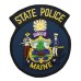United States State Police Maine Cloth Patch Badge