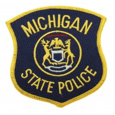 United States Michigan State Police Cloth Patch Badge