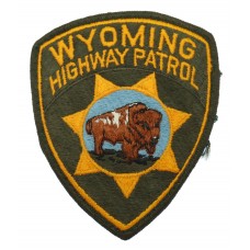 United States Wyoming Highway Patrol Cloth Patch Badge