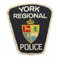 Canadian York Regional Police Cloth Patch Badge