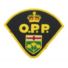 Canadian Ontario Provincial Police Cloth Patch Badge