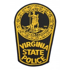 United States Virginia State Police Cloth Patch Badge
