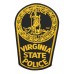 United States Virginia State Police Cloth Patch Badge