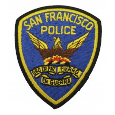 United States San Francisco Police Cloth Patch Badge