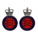 Pair of Essex Police Enamelled Collar Badges - Queen's Crown