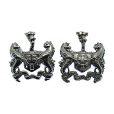 Pair of Newcastle-upon-Tyne City Police Collar Badges