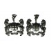 Pair of Newcastle-upon-Tyne City Police Collar Badges