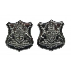 Pair of Nottingham City Police Collar Badges