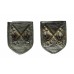 Pair of Peterborough City Police Collar Badges