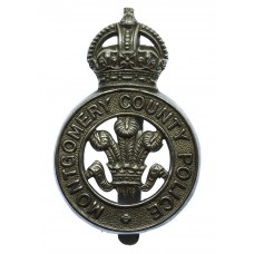 Montgomery County Police (Montgomeryshire Constabulary) Cap Badge - King's Crown