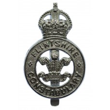 Flintshire Constabulary Cap Badge - King's Crown
