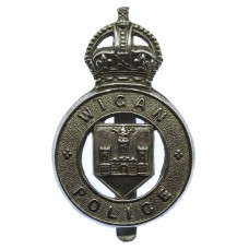 Wigan Borough Police Cap Badge - King's Crown