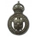 East Riding of Yorkshire Constabulary Cap Badge - King's Crown