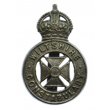 Wiltshire Constabulary Cap Badge - King's Crown