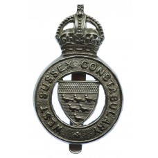 West Sussex Constabulary Cap Badge - King's Crown