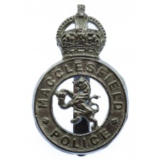 Macclesfield Borough Police Cap Badge - King's Crown