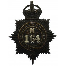 Metropolitan Police 'M' Division (Southwark) Helmet Plate - King's Crown