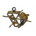 Scarce 21st (Empress of India's) Lancers 'Crossed Lancers' Collar Badge (c.1898-1899)