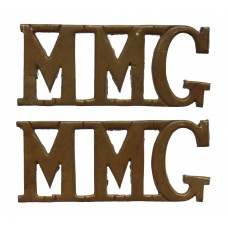 Pair of WW1 Motor Machine Gun Corps (MMG) Shoulder Titles