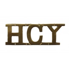 Hampshire Carabiniers Yeomanry (HCY) Shoulder Title