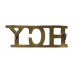 Hampshire Carabiniers Yeomanry (HCY) Shoulder Title
