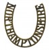 3rd & 4th (Militia) Bn. Northamptonshire Regiment (NORTHAMPTONSHIRE) "Horseshoe" Shoulder Title