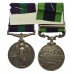1908 India General Service Medal (Clasp - North West Frontier 1930-31) and General Service Medal (Clasp - Palestine) Medal Pair - Pte. M.S. Graham, Essex Regiment