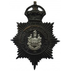 Eastbourne Borough Police Night Helmet Plate - King's Crown