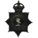 Liverpool City Police Mutual Aid Helmet Plate - King's Crown