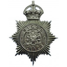 Wigan Borough Police Helmet Plate - King's Crown