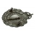 George V Devon Constabulary Chrome Wreath Helmet Plate