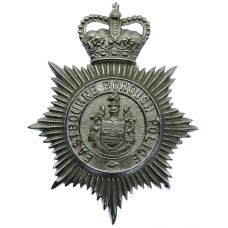 Eastbourne Borough Police Helmet Plate - Queen's Crown