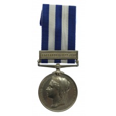 Egypt Medal (Clasp - Alexandria 11th July) - J.T. Wakeham, Ord., 