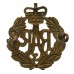 Royal Air Force (R.A.F.) Brass Cap Badge - Queen's Crown