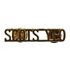 Scottish Yeomanry (SCOTS YEO) Shoulder Title