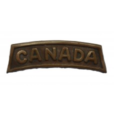WW1 Canadian Infantry (CANADA) Shoulder Title (P.W. Ellis & C