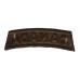 WW1 Canadian Infantry (CANADA) Shoulder Title (P.W. Ellis & Co. 1914)